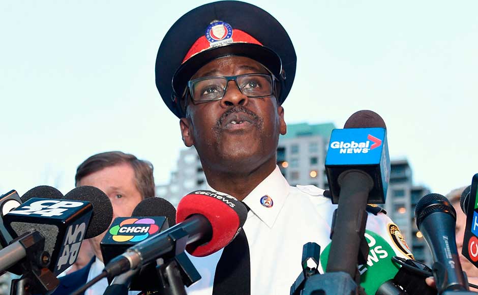 Fifteen people remained in hospitals throughout the city, Toronto Police chief Mark Saunders told journalists, adding that local, provincial and federal investigators were probing the case. AP Fifteen people remained in hospitals throughout the city, Toronto Police chief Mark Saunders told journalists, adding that local, provincial and federal investigators were probing the case. AP