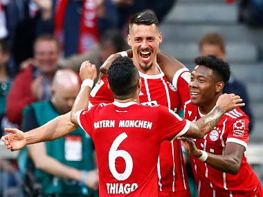 Bundesliga: Bayern Munich rout Borussia Moenchengladbach 5-1; Bayer Leverkusen thrash Eintracht Frankfurt