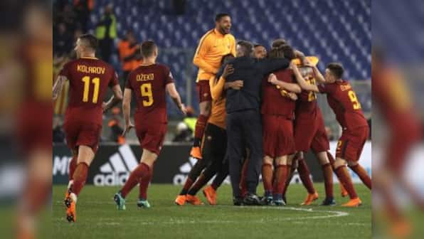 Champions League: AS Roma overturn 3-goal deficit against Barcelona to book a place in the semi-finals