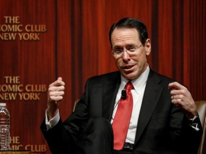 AT&T CEO says the Time Warner deal would lower pay TV rates rather than increasing them