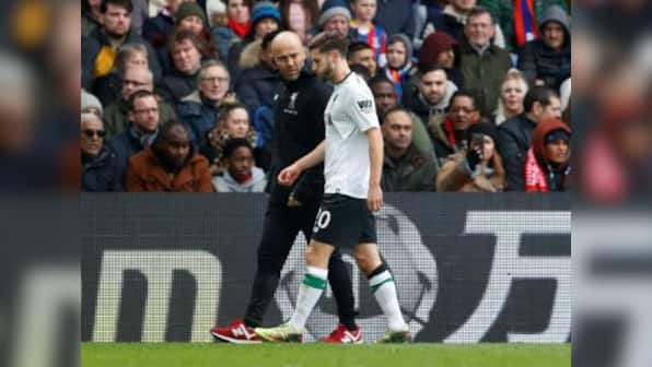 Premier League: Adam Lallana's World Cup chances in jeopardy after muscle injury during Crystal Palace clash