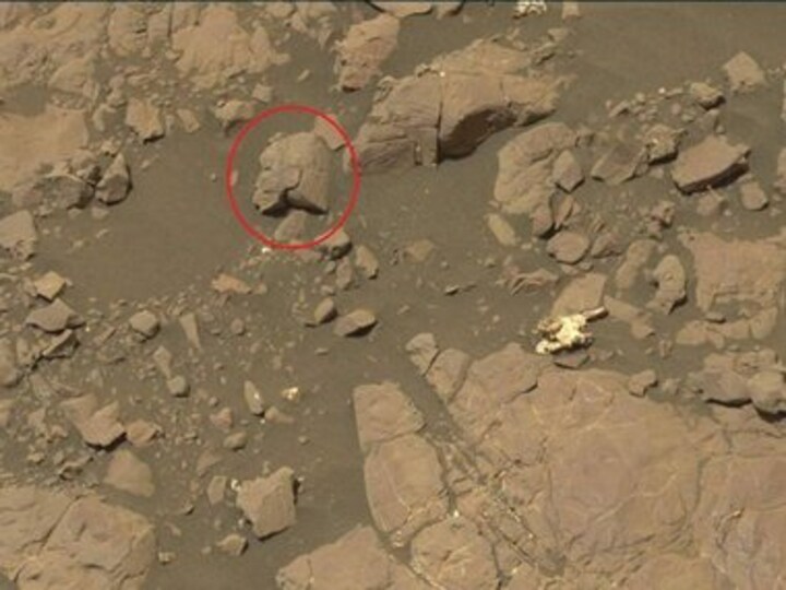 Image of Martian rock resembling ancient Egyptian warrior woman sparks debate on humanity's alien origins