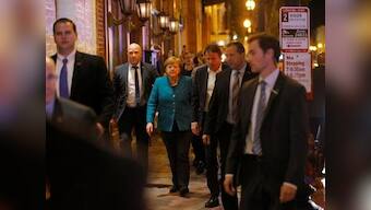 Despite warmth, Angela Merkel and Donald Trump still differ on trade and Iran nuclear deal