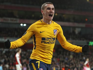 Europa League: Antoine Griezmann's late equaliser gives Atletico Madrid the edge over Arsenal in semi-final tie Europa League: Antoine Griezmann's late equaliser gives Atletico Madrid the edge over Arsenal in semi-final tie