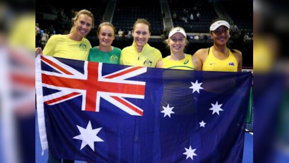 Fed Cup: Daria Gavrilova wins to send Australia into World Group; Japan win decisive doubles to beat Britain 3-2