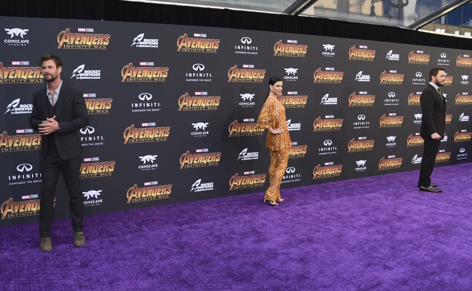 Avengers: Infinity War stars Robert Downey Jr, Chadwick Boseman attend film's premier in LA