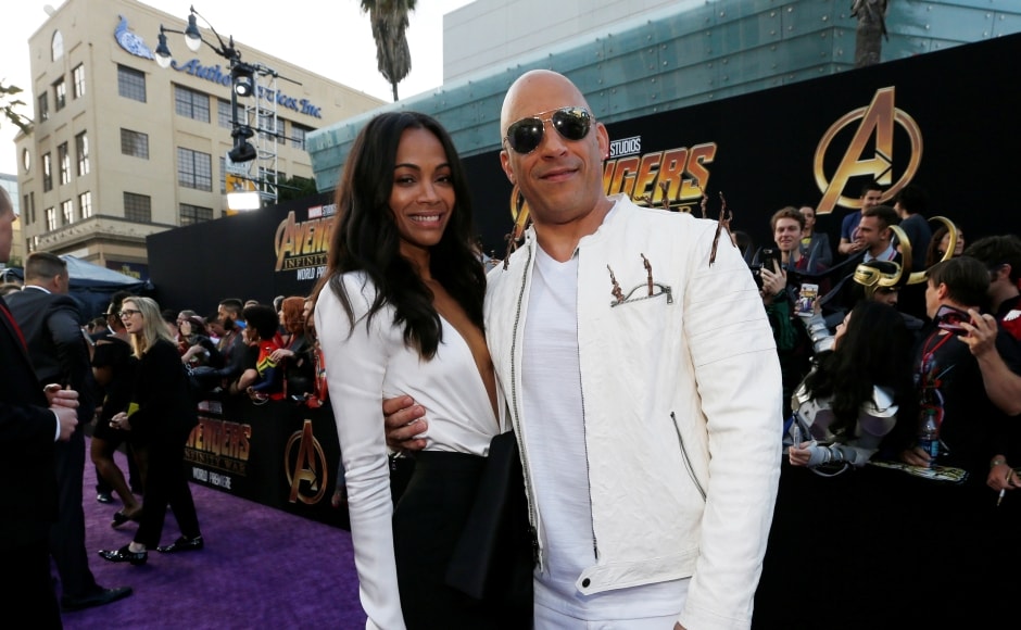 Avengers: Infinity War stars Robert Downey Jr, Chadwick Boseman attend film's premier in LA