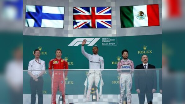 Azerbaijan Grand Prix: Lewis Hamilton claims season's 1st win after Valtteri Bottas' tragic ouster in dramatic Baku race