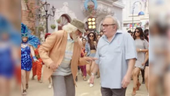 102 Not Out song 'Badumbaaa' shows dad Amitabh Bachchan singing, dancing with son Rishi Kapoor