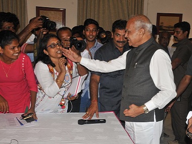 Banwarilal Purohit not justified in patting journalist on cheek, but don't make it out to be a national calamity Banwarilal Purohit not justified in patting journalist on cheek, but don't make it out to be a national calamity