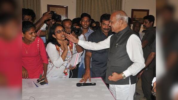 Banwarilal Purohit not justified in patting journalist on cheek, but don't make it out to be a national calamity
