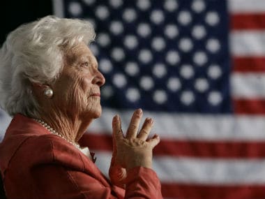 File image of Barbara Bush. Reuters