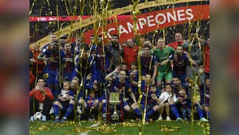 Copa del Rey: Andres Iniesta shines as Barcelona batter Sevilla 5-0 to clinch fourth straight title