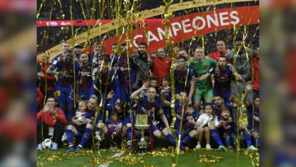 Copa del Rey: Andres Iniesta shines as Barcelona batter Sevilla 5-0 to clinch fourth straight title
