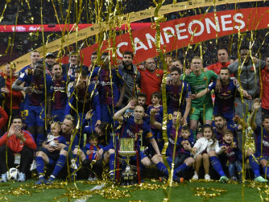 Copa del Rey: Andres Iniesta shines as Barcelona batter Sevilla 5-0 to clinch fourth straight title Copa del Rey: Andres Iniesta shines as Barcelona batter Sevilla 5-0 to clinch fourth straight title