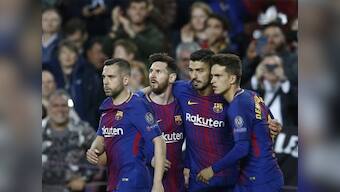 Champions League: Uninspiring Barcelona take advantage of AS Roma's blunders to assume strong position in quarter-final tie