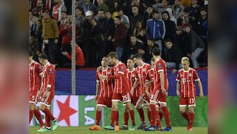 Champions League: Bayern Munich gain advantage in quarter-final tie after narrow win at Sevilla in first leg