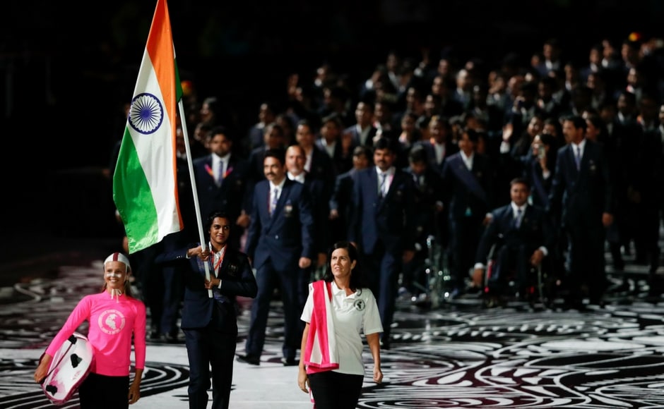 The Commonwealth Games is set to begin on 5 April. On Wednesday, the opening ceremony was held in front of a vociferous audience at Carrara Stadium. The Indian contingent was led by ace shuttler PV Sindhu. AFP