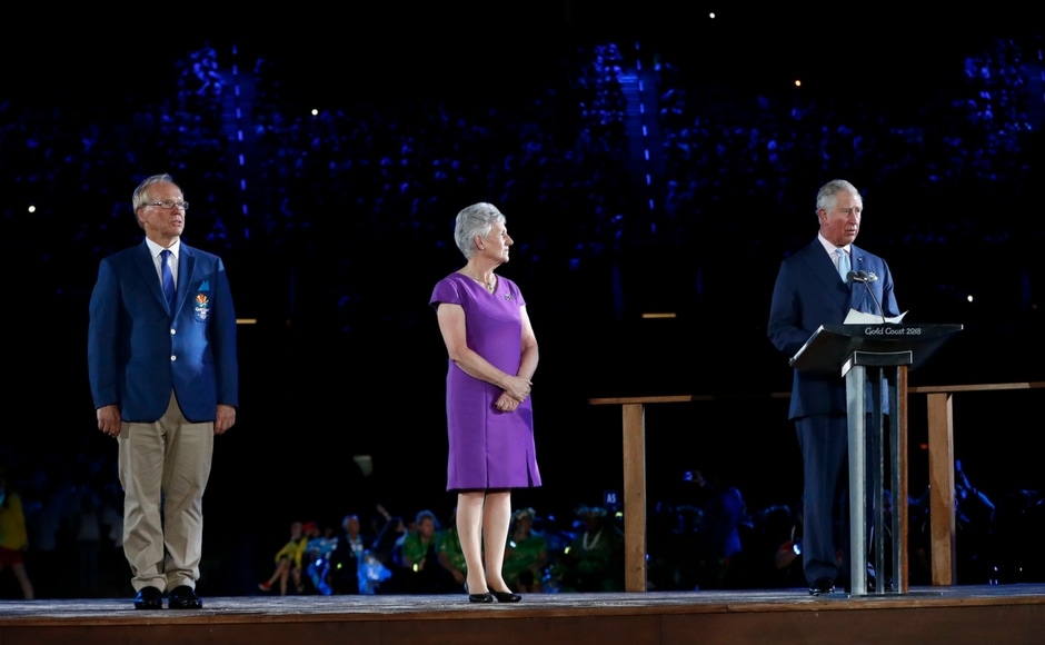 Prince Charles read the Queen's address and formally declared the Games open. Reuters Prince Charles read the Queen's address and formally declared the Games open. Reuters