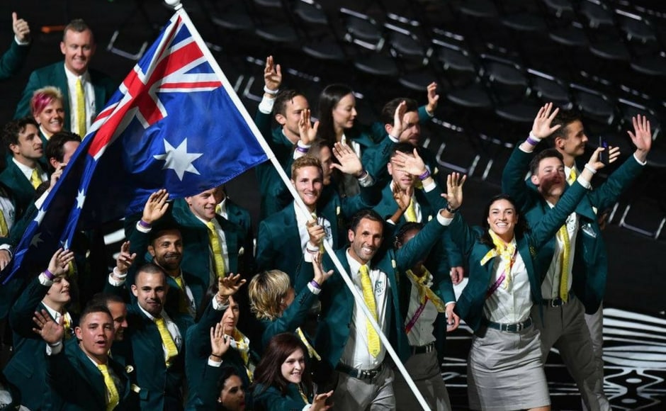 The parade of the nations was kick-started by previous edition hosts Scotland. As the host country, Australia held the final spot at the parade and was led by hockey captain Mark Knowles who led the country's biggest-ever contingent. Image Courtesy: Facebook/@GC2018 The parade of the nations was kick-started by previous edition hosts Scotland. As the host country, Australia held the final spot at the parade and was led by hockey captain Mark Knowles who led the country's biggest-ever contingent. Image Courtesy: Facebook/@GC2018
