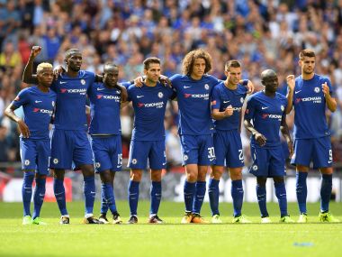 File photo of Chelsea players. Reuters