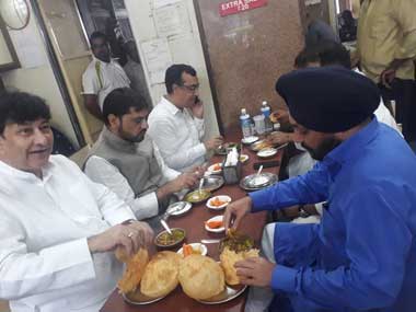 'Symbolic fast powered by chole puri': BJP leaders term Congress protest to promote communal harmony as 'drama' 'Symbolic fast powered by chole puri': BJP leaders term Congress protest to promote communal harmony as 'drama'
