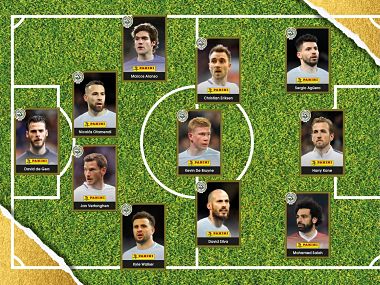 Premier League: Kevin De Bruyne, Mohamed Salah lead PFA team of the year, Manchester City dominate side Premier League: Kevin De Bruyne, Mohamed Salah lead PFA team of the year, Manchester City dominate side