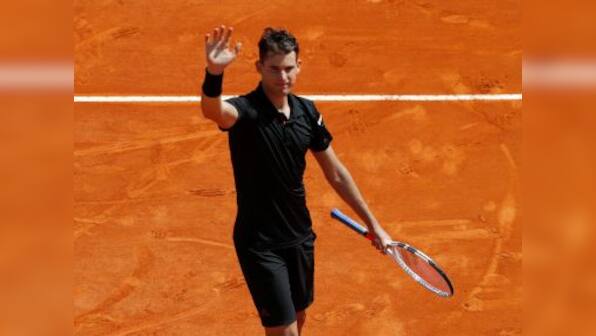 Monte Carlo Masters: Dominic Thiem saves match point in win over Andrey Rublev; Alexander Zverev enters 3rd round