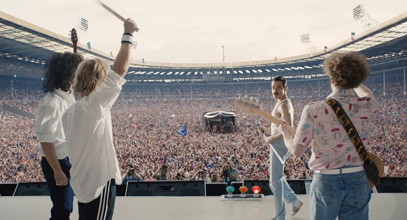 A still from Bohemian Rhapsody. 20th Century Fox
