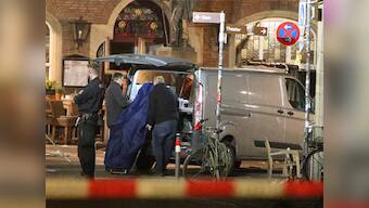 Two killed, 20 injured in Germany's Muenster after vehicle crashes into crowd; driver shoots himself dead