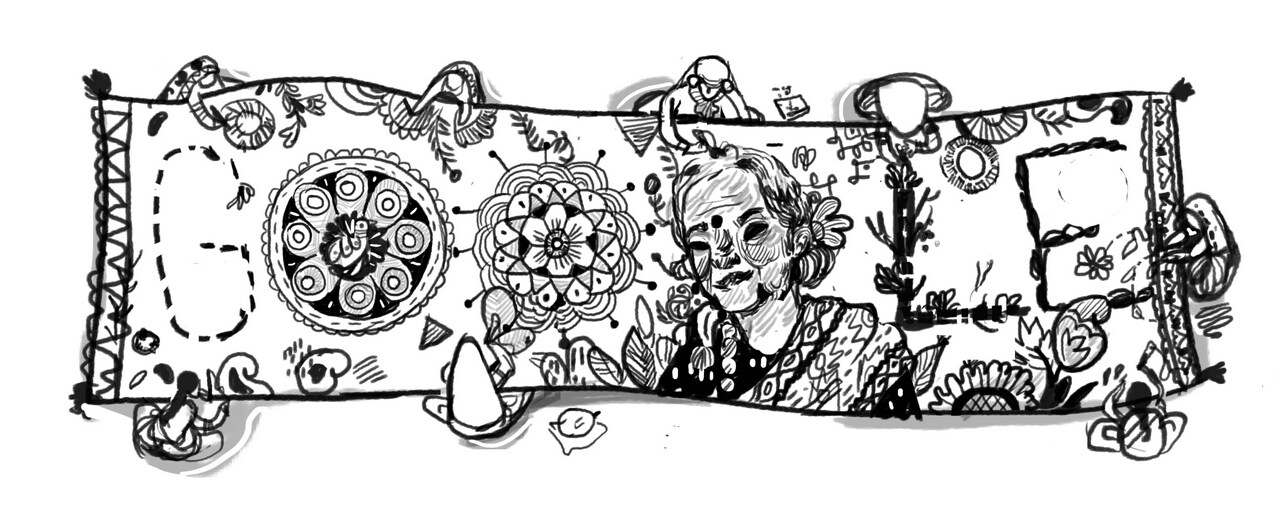 Google Doodle Kamaladevi Chattopadhyay