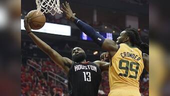 NBA Conference Semi-finals: James Harden scores 41 as Houston Rockets blast past Utah Jazz in series opener