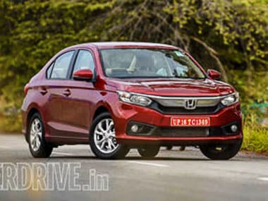 The 2018 Honda Amaze looks radically different from its predecessor thanks to a muscular design language. Image: Overdrive