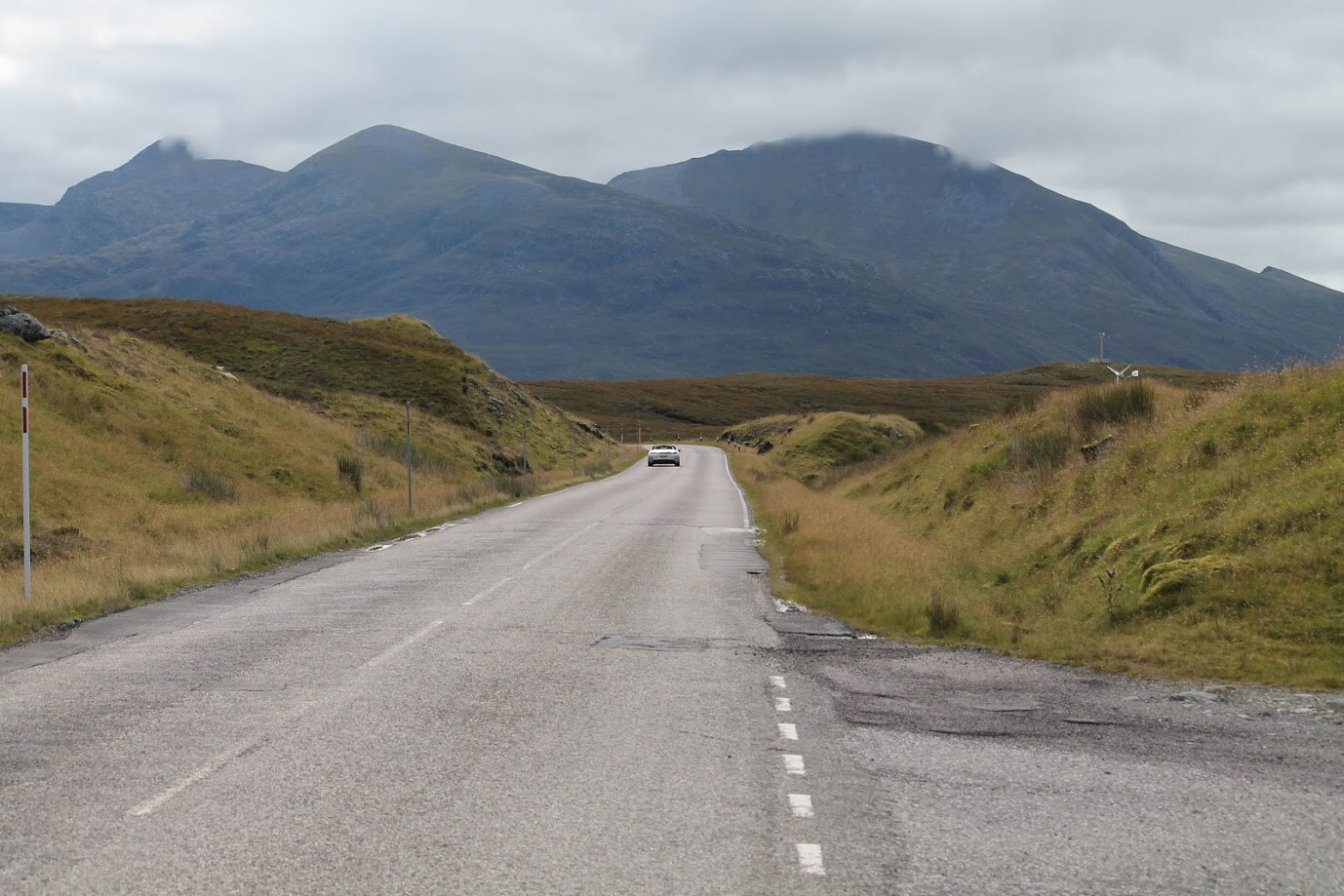 The route along NC 500 often looks like a scene straight out of 'Crocodile' from Black Mirror Season 4.