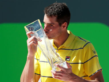 Miami Open: John Isner fights back from a set down against Alexander Zverev to clinch first Masters title Miami Open: John Isner fights back from a set down against Alexander Zverev to clinch first Masters title