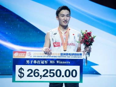 Badminton Asia Championships: Kento Momota stuns Olympic gold medallist Chen Long to win first gold