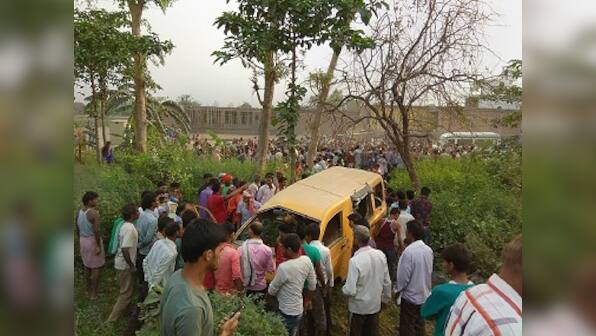 13 children dead, eight injured as train rams into schoolbus in Uttar Pradesh's Kushinagar; Yogi Adityanath orders inquiry