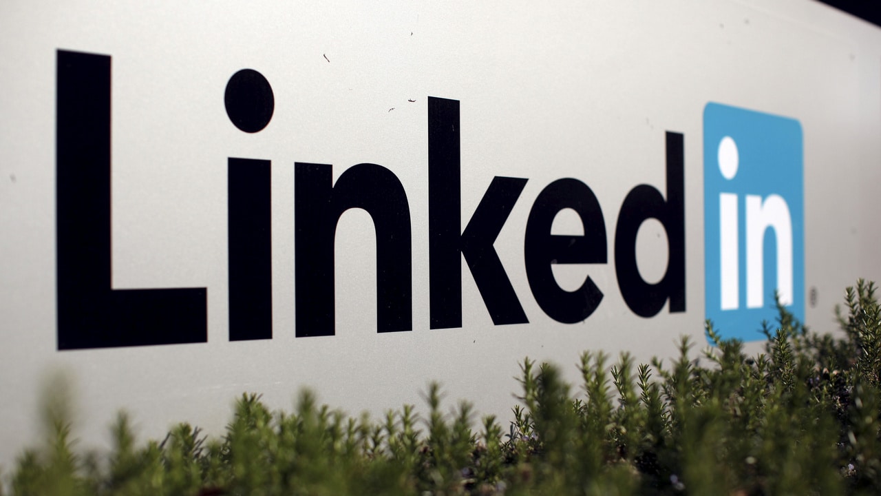 The logo for LinkedIn Corporation. Image: Reuters