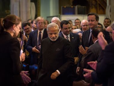 File image of Prime Minister Narendra Modi in London. AFP
