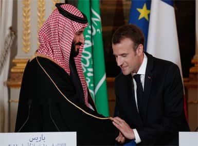 Give Saudi Arabia a chance, French president tells critics