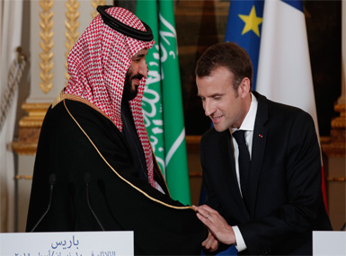 Emmanuel Macron asks critics to give Mohammed bin Salman time, says easy to criticise Saudi Arabia leader's haste to reform Emmanuel Macron asks critics to give Mohammed bin Salman time, says easy to criticise Saudi Arabia leader's haste to reform