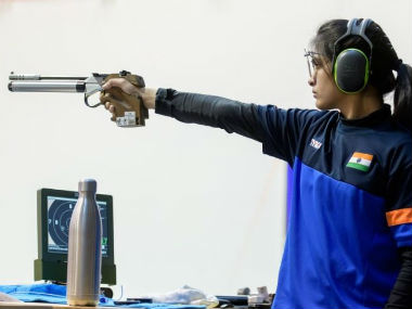 ISSF World Cup: Manu Bhaker, Om Prakash Mitharval finish 4th in mixed team event after setting qualification world record ISSF World Cup: Manu Bhaker, Om Prakash Mitharval finish 4th in mixed team event after setting qualification world record