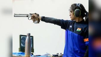 ISSF World Cup: Manu Bhaker, Om Prakash Mitharval finish 4th in mixed team event after setting qualification world record