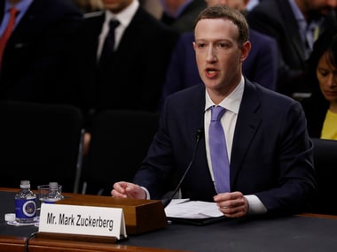 Facebook CEO Mark Zuckerberg testifies before a Senate Judiciary and Commerce Committees joint hearing regarding the companys use and protection of user data on Capitol Hill in Washington, U.S., April 10, 2018. REUTERS/Aaron P. Bernstein - HP1EE4A1JQ96Q