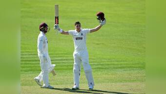 Australia's Matt Renshaw makes dream start to county career with century on debut for Somerset
