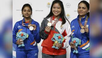 Commonwealth Games 2018: Mehuli Ghosh wins silver in 10 air rifle, Apurvi Chandela bags bronze