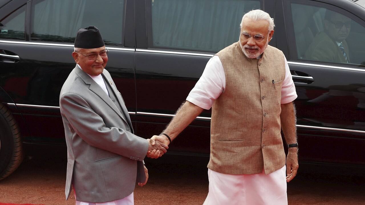 KP Oli arrives in India: Nepal PM to meet Narendra Modi with trade ...