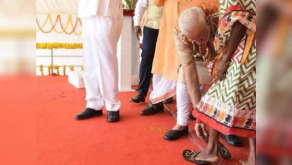 Narendra Modi in Chhattisgarh's Bijapur asks people to abandon path of Naxalism, launches various schemes