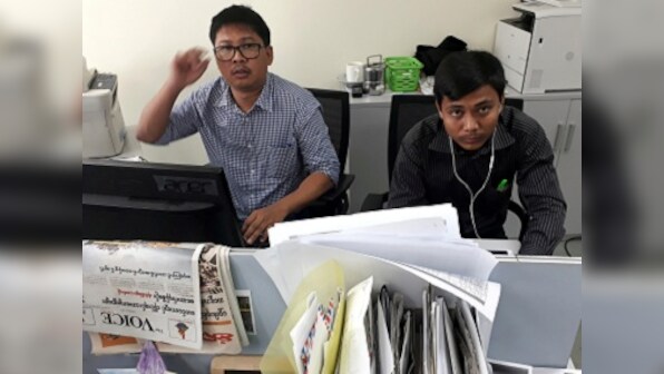 Reuters journalists jailed in Myanmar win Pulitzer; Wa Lone, Kyaw Soe Oo awarded for report on Rohingyas that landed them in prison