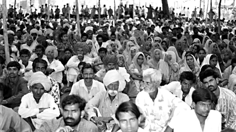 The NCPRI convention in Beawar. Image courtesy: Mazdoor Kisaan Shakti Sangathan (MKSS)